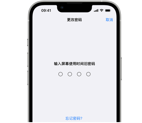 青阳iPhone屏幕维修分享iPhone屏幕使用时间密码忘记了怎么办 