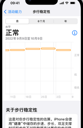 青阳iPhone手机维修如何在iPhone开启'步行稳定性通知'