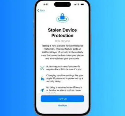 青阳苹果授权维修店分享被盗设备保护功能开启方法 