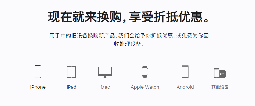 青阳苹果手机维修分享iPhone以旧换新的去处 