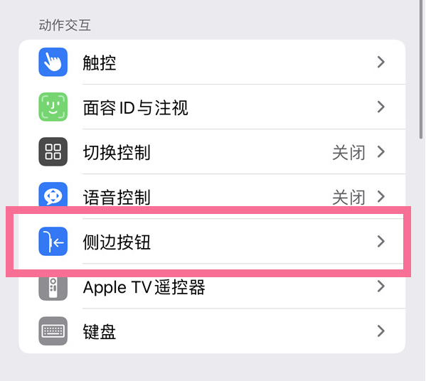 青阳苹果14维修店分享iPhone14 Plus侧键双击下载功能关闭方法 