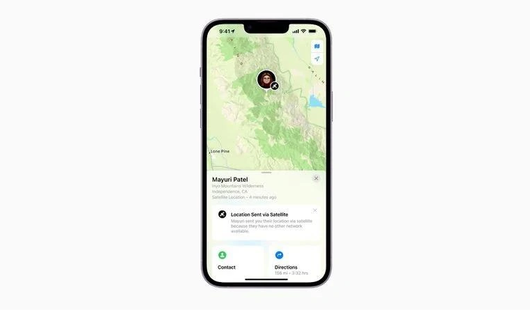 青阳苹果14维修分享iPhone14系列中 FindMy功能通过卫星分享位置方法教程 