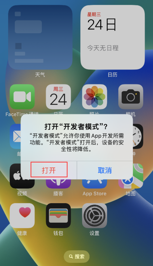 青阳苹果手机维修分享如何打开开发者模式 