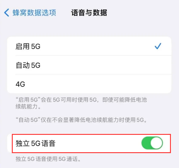 青阳苹果14维修分享iPhone 14 Pro如何开启VoNR 