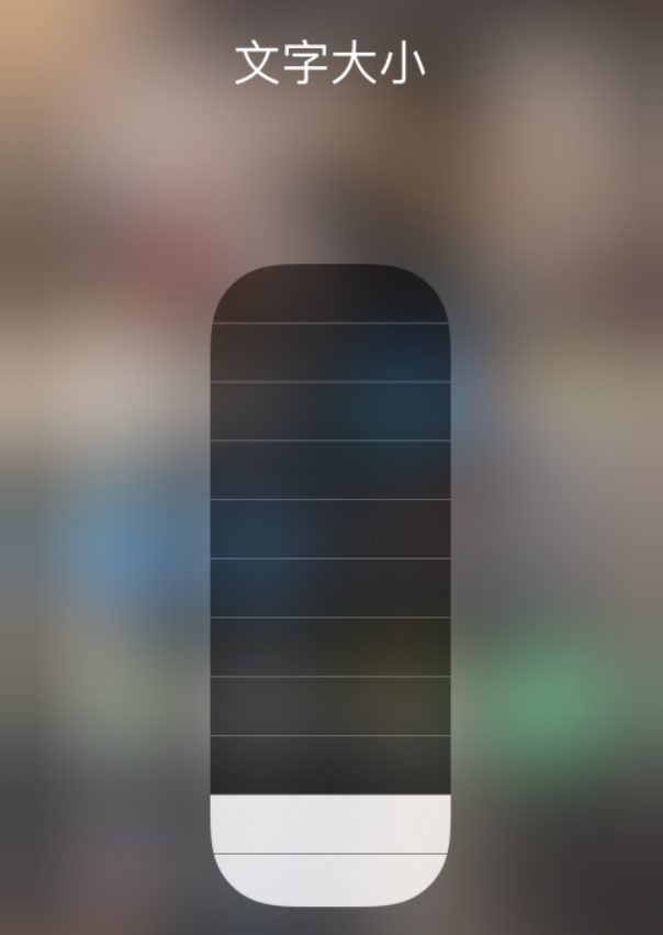 青阳苹果手机维修分享小技巧：在 iPhone 控制中心快速调节字体大小 