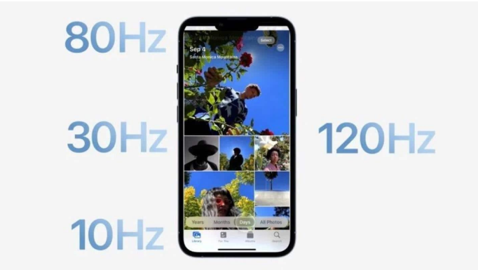 青阳苹果14维修分享iPhone 14有高刷吗 